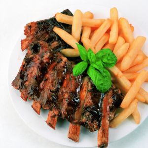 Beef Ribs & Chips (1 kg)